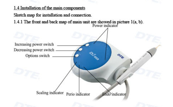 Woodpecker® DTE D5초음파스케일러